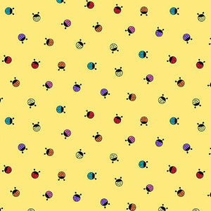 Andover Fabrics Hoot Hoot Lady Bug Morning A-9764-Y