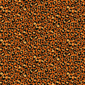 Andover Fabrics Makeower UK Jewel Tones Leopard Orange TP-2403-N