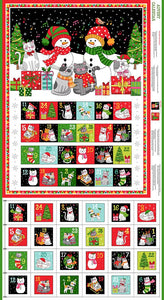 Andover Fabrics Santa Paws Advent Calendar TP-2477-1 #35C