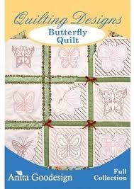 Anita Goodesign Butterfly Quilt - Full 117AGHD item is priced at 60% off