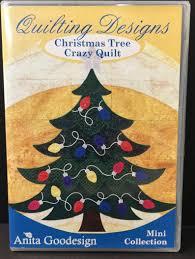 Anita Goodesign Christmas Tree Crazy Quilt - Mini 84MAGHD item is priced at 60% off