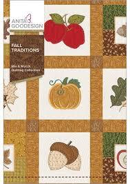 Anita Goodesign - Fall Traditions Mix & Match Quilting 257AGHD  item is priced at 60%  off