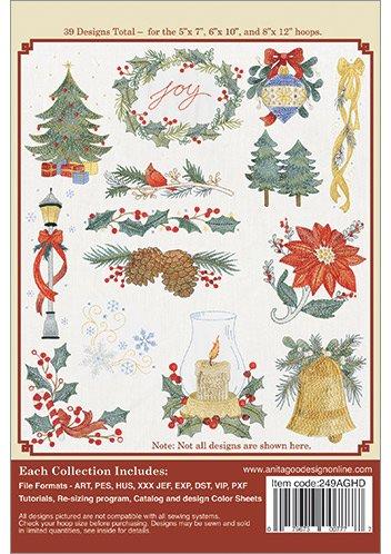 Anita Goodesign - Heirloom Collection - Handstitched Christmas 249AGHD item is priced at 60% off