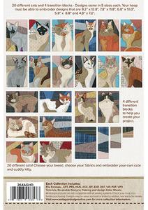 Anita Goodesign Mix & Match Quilting - Patchwork Cats 264AGHD item is priced at 60% off