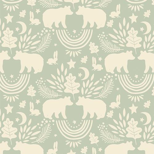 Art Gallery Fabric Timberline Quiet Encounter Flannel F58211a