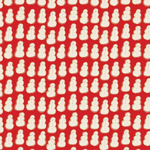 Art Gallery Fabrics Christmas in the City Frosty Snowman Flannel F25813