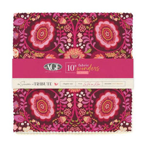 Art Gallery Fabrics La Vie En Rose 10" Fabric Wonders 42ct. 10WTRB1