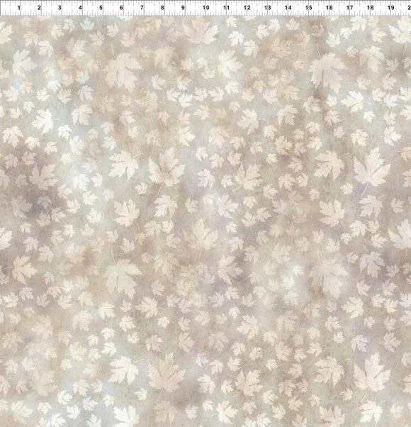 In The Beginning Fabric Autumn Friends Tonal Taupe 7OAF 1