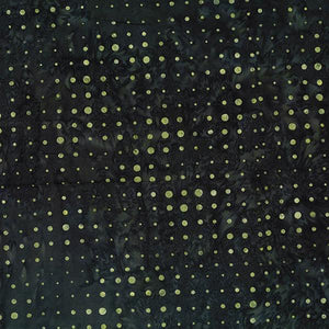 Hoffman Fabrics Bali Batiks Dot Grid Ivy Q2144-121