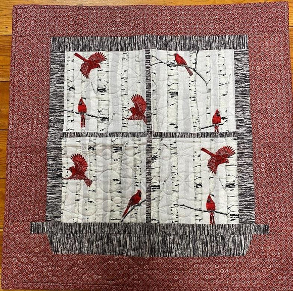 Cardinal Finished Wallhanging 28 X 28