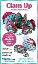 By Annie Clam Up Zippered Pouches  PBA275