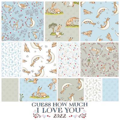 Clothworks Guess How Much I Love You Blue 10