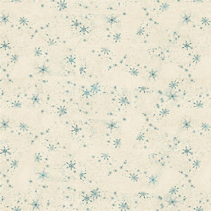 Clothworks Snovalley Snowflakes Light Butter Y3874-58