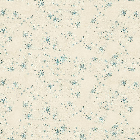 Clothworks Snovalley Snowflakes Light Butter Y3874-58