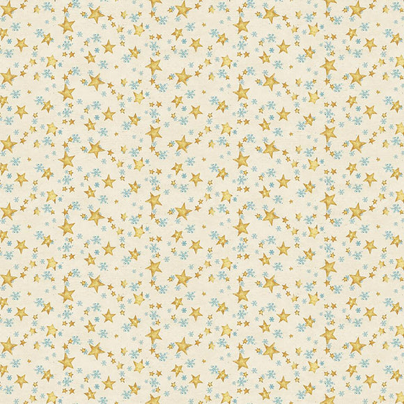 Clothworks Snovalley Stars Light Butter Y3872-58