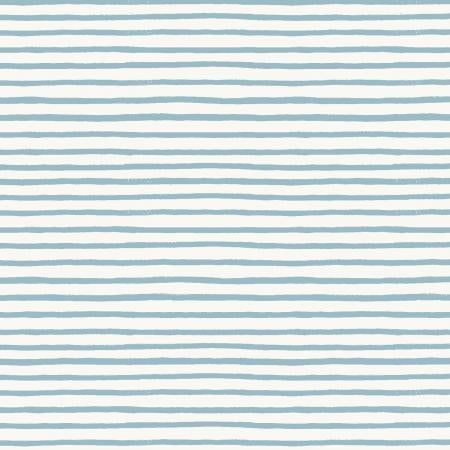 Cotton + Steel Bon Voyage Festive Stripe Blue RP609-BL5