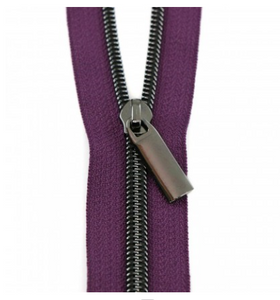 EE Zipper Purple 108" 3Yds Zipper & 9 Pulls ZBY5C40