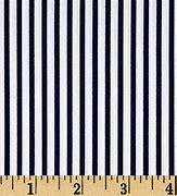 EZ Fabric  Cuddle  Mini Stripe White/Navy 30387