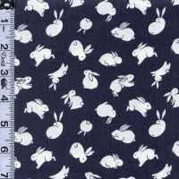 Fabri-Quilt Inc Moon Rabbit Dark Gray 120-14916