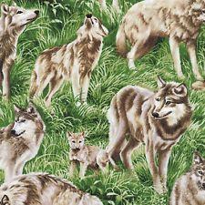 Fabri-Quilt Inc American Wildlife Wolf 1229481