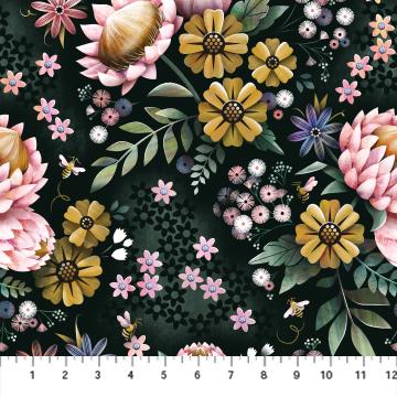 Figo Fabrics Honey Bloom Floral Multi DP90465-99