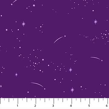 Figo Fabrics Lucky Charms Basics Purple Stars 92002 84