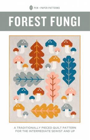Forest Fungi Quilt Pattern Pen + Paper Patterns PPP35