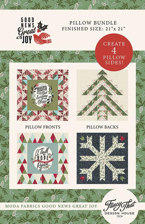 Good News Great Joy Pillow Bundle Pattern Fancy That House Design FTD 215