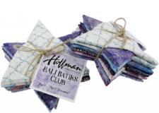 Hoffman Fabrics April Showers Bali Batik Club  FQAUTO-589-April	 12 Fat Quarter Pack