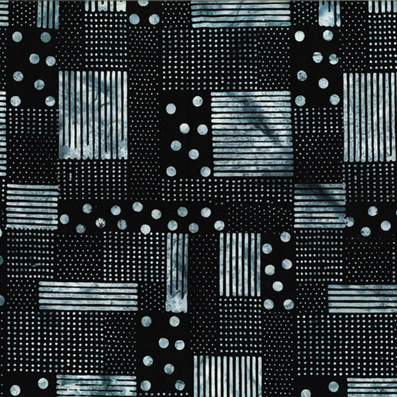 Hoffman Fabrics  Bali Batik Dot Graph January  R2220 586