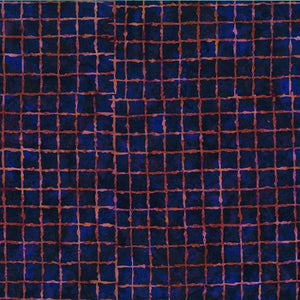Hoffman Fabrics Bali Batik Grid Russet Q2195-93