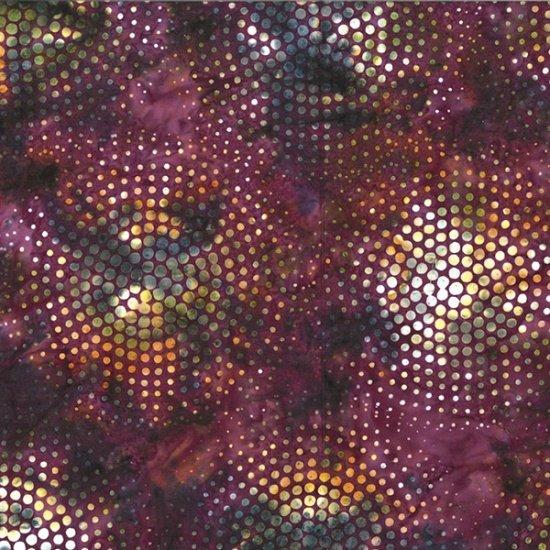 Hoffman Fabrics Bali Batik Radiating Dots Blooms Q2182 562