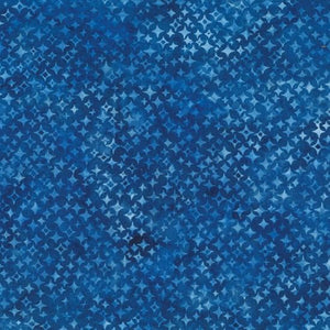Hoffman Fabrics Bali Batik Stars Blue S2306-7