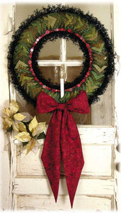 Happy Hollow Pinwheel Reversable Christmas/ Fall Wreath Fabric & Accessories