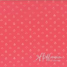 Hoffman Fabrics Me and You Ditzy Triangles Blush 126-391