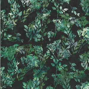 Hoffman Fabrics  Bali Batik Foliage Verde  T2377-157