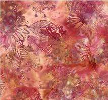 Hoffman Fabrics Bali Chop Flowers Camellia M2725-218