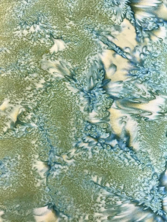 Hoffman Fabrics Bali Watercolors Kiwi 1895-422