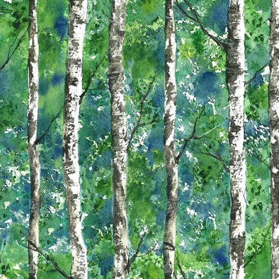 Hoffman Fabrics Autumn Awaits Forest U5097-44 FOREST