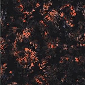 Hoffman Fabrics Bali Batik Foliage Flame T2377-67