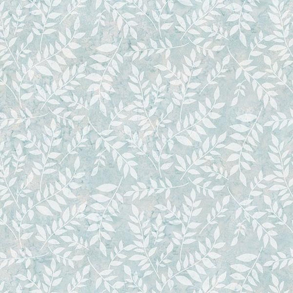 Hoffman Fabrics Bali Batik Leaf H-E Frost V2520-113