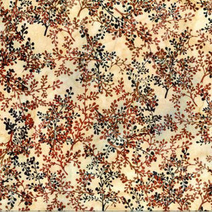 Hoffman Fabrics Bali Batiks Sprigs Burbon U2458-572
