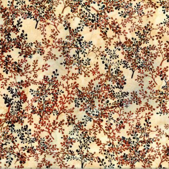 Hoffman Fabrics Bali Batiks Sprigs Burbon U2458-572