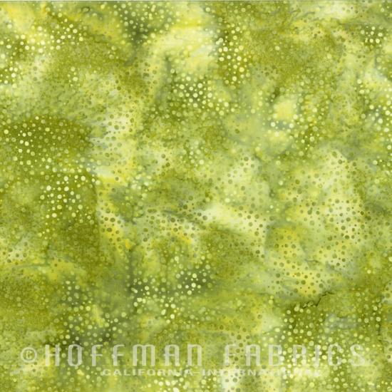 Hoffman Fabrics Bali Chops Green Tea 885-211