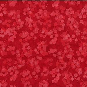 Hoffman Fabrics Bali Ecualyptus Red V2531-5