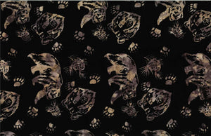 Hoffman Fabrics Bali Grizzly Bear and Pinecones Mocha S2345-171