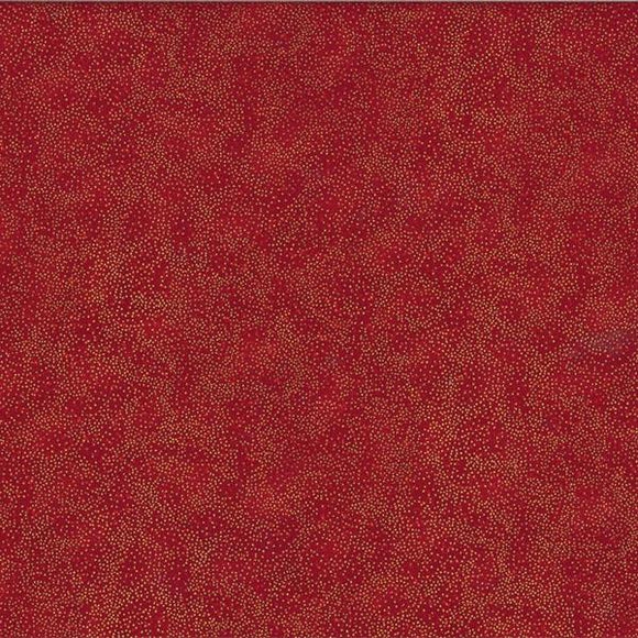 Hoffman Fabrics Brilliant Blender Scarlet/Gold G8555-78G