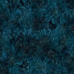 Hoffman Fabrics Garden Blends Navy/Gold T4960-19G
