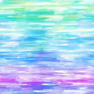 Hoffman Fabrics Wading with Water Lilies Water Lily U5062-735