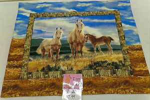 Horse Wall Hanging 33" x 26"